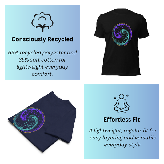 Yin Yang Symbol Women T-shirt