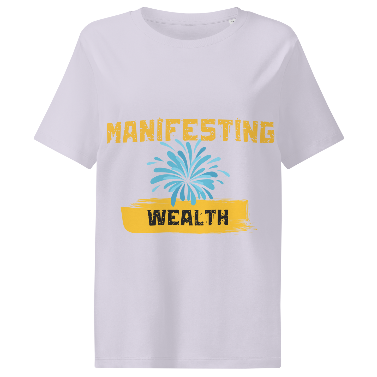 Manifesting Wealth Women’s Organic Ribbed Neck T-Shirt