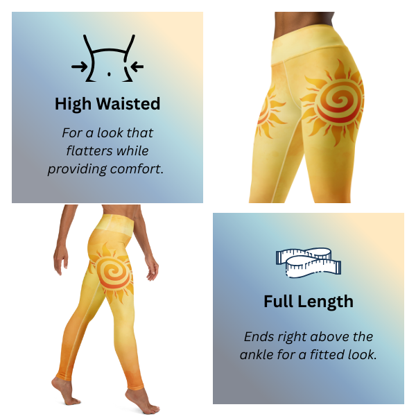 Tribal Sun Yoga Leggings