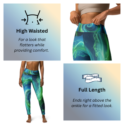 Yoga Leggings: Etheric Earth