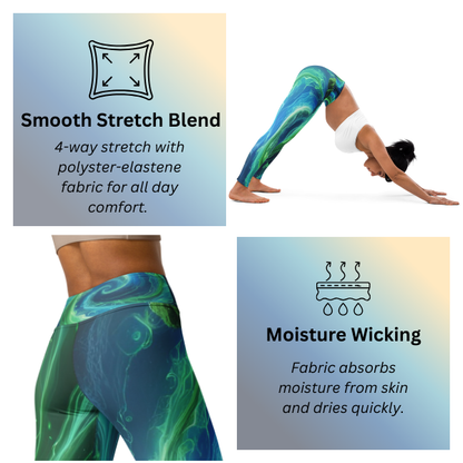 Yoga Leggings: Etheric Earth