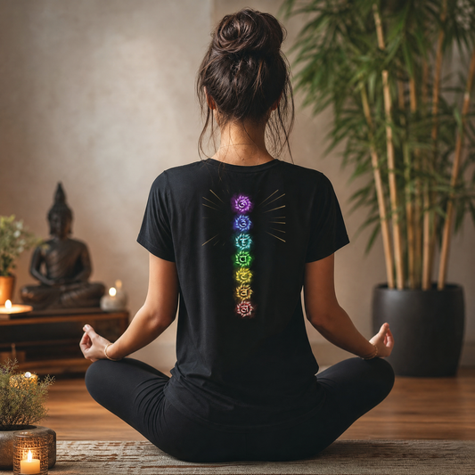 7 Chakras Eco staple cotton tee