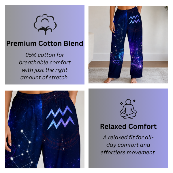 Aquarius Cotton Lounge Pants Benefits