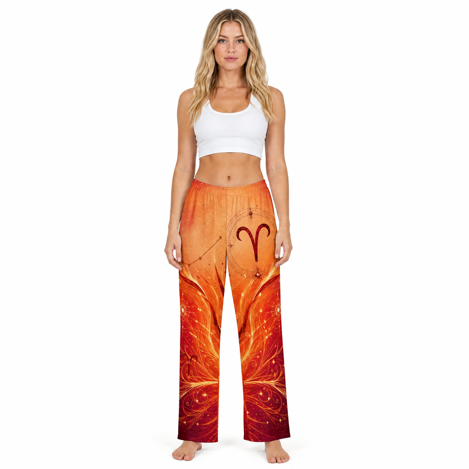 Aries Astrology Cotton Lounge Pants