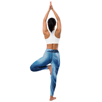 Blue Print Water Leggings
