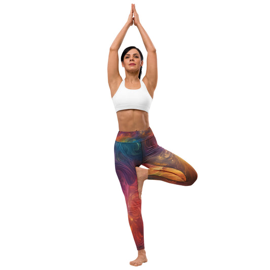 Etheric Rainbow Yoga Leggings