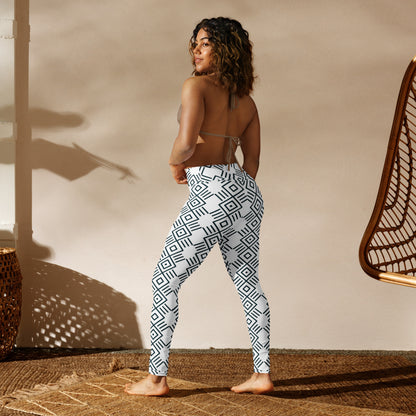 Eye of God Pattern Tribal Leggings