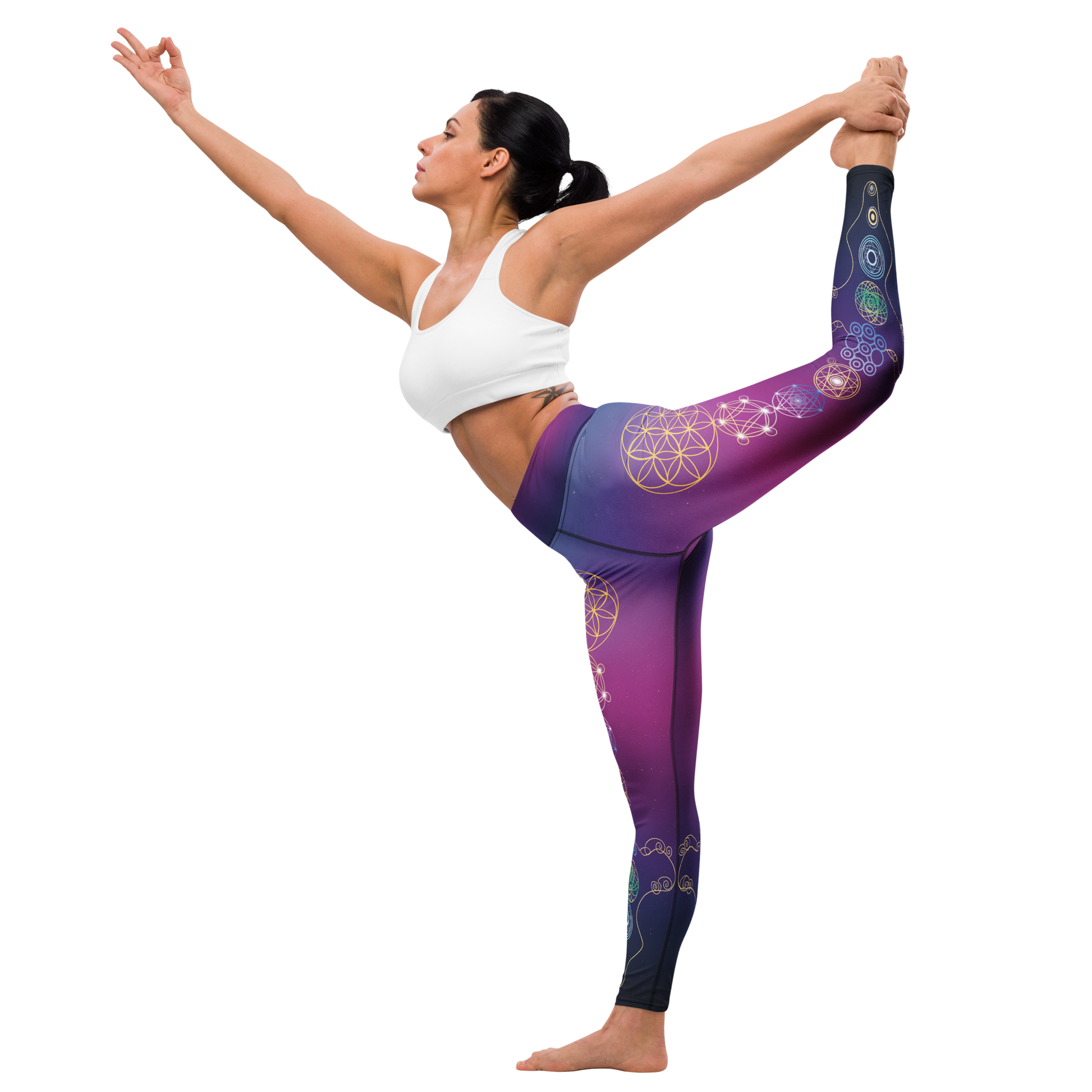 Flower of Life Cosmic Leggings