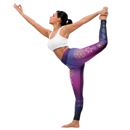 Flower of Life Cosmic Leggings