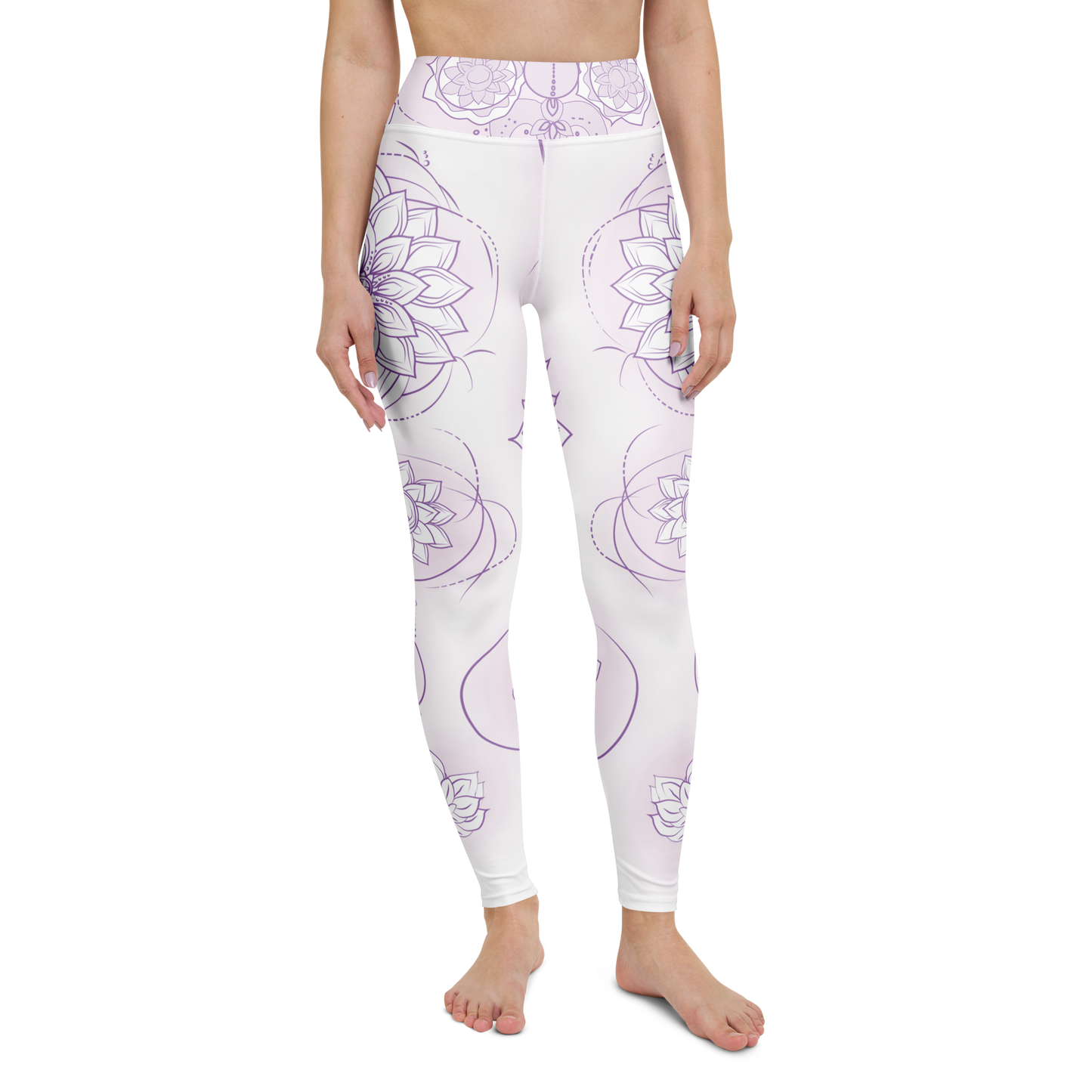 Leggings with Lotus Mandala