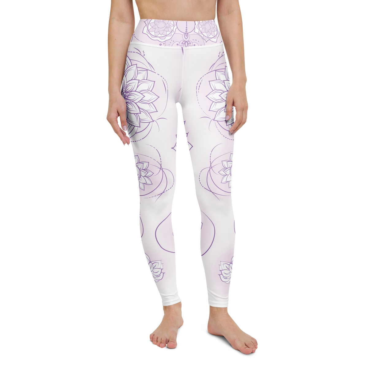 Leggings with Lotus Mandala