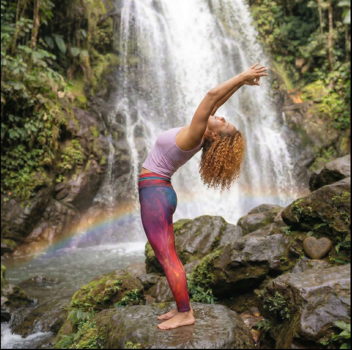 Rainbow Etheric Leggings Spiritual Clothing