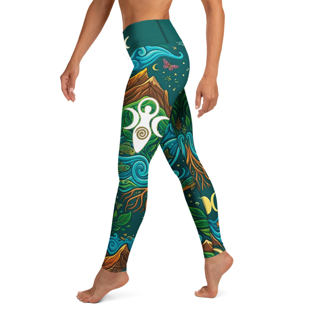 Sacred Goddess Symbolic Leggings
