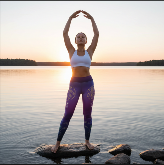 Flower of Life Yoga Leggings