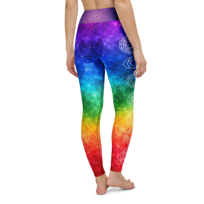 Seven Chakras Geometrical Leggings