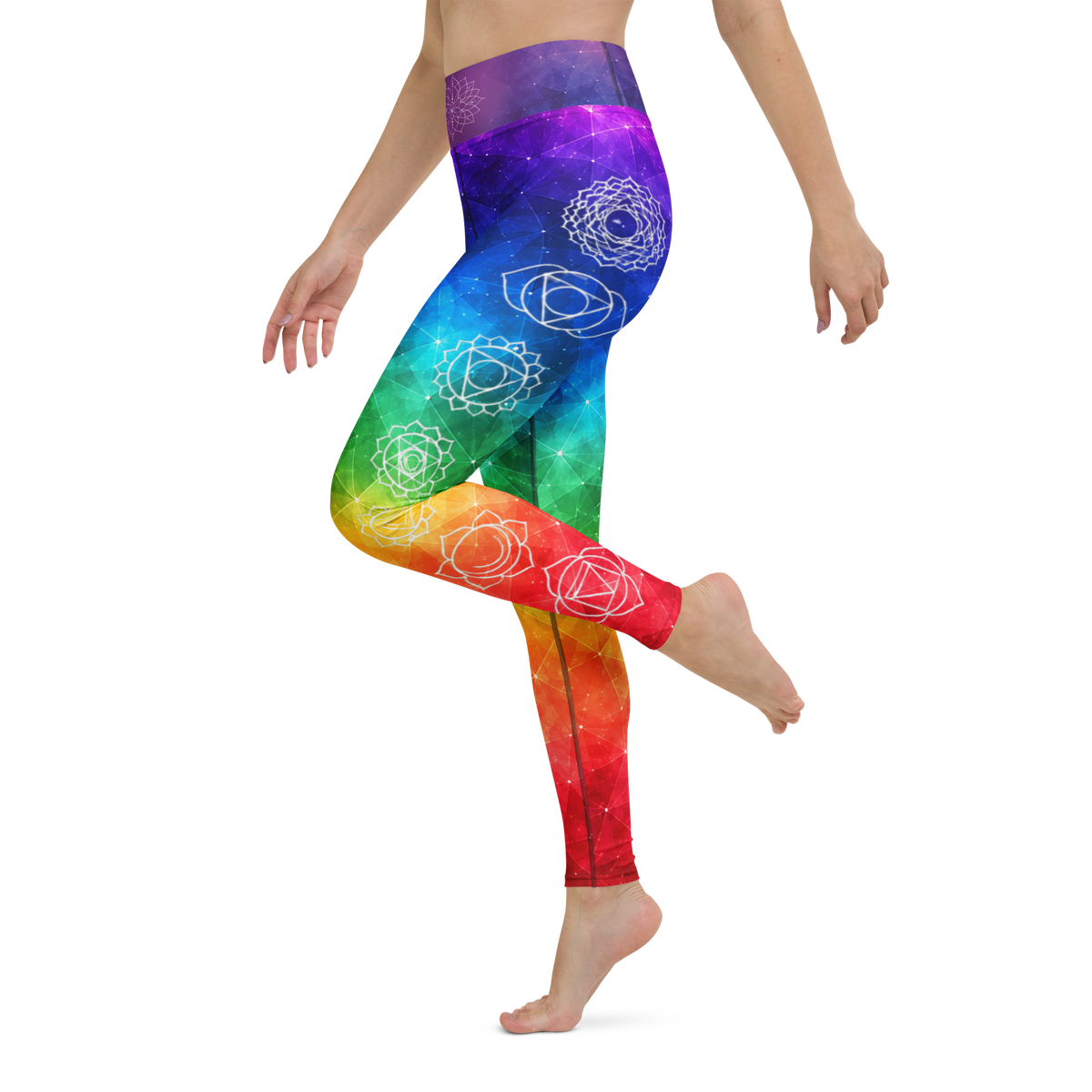 Seven Chakras on Leggings