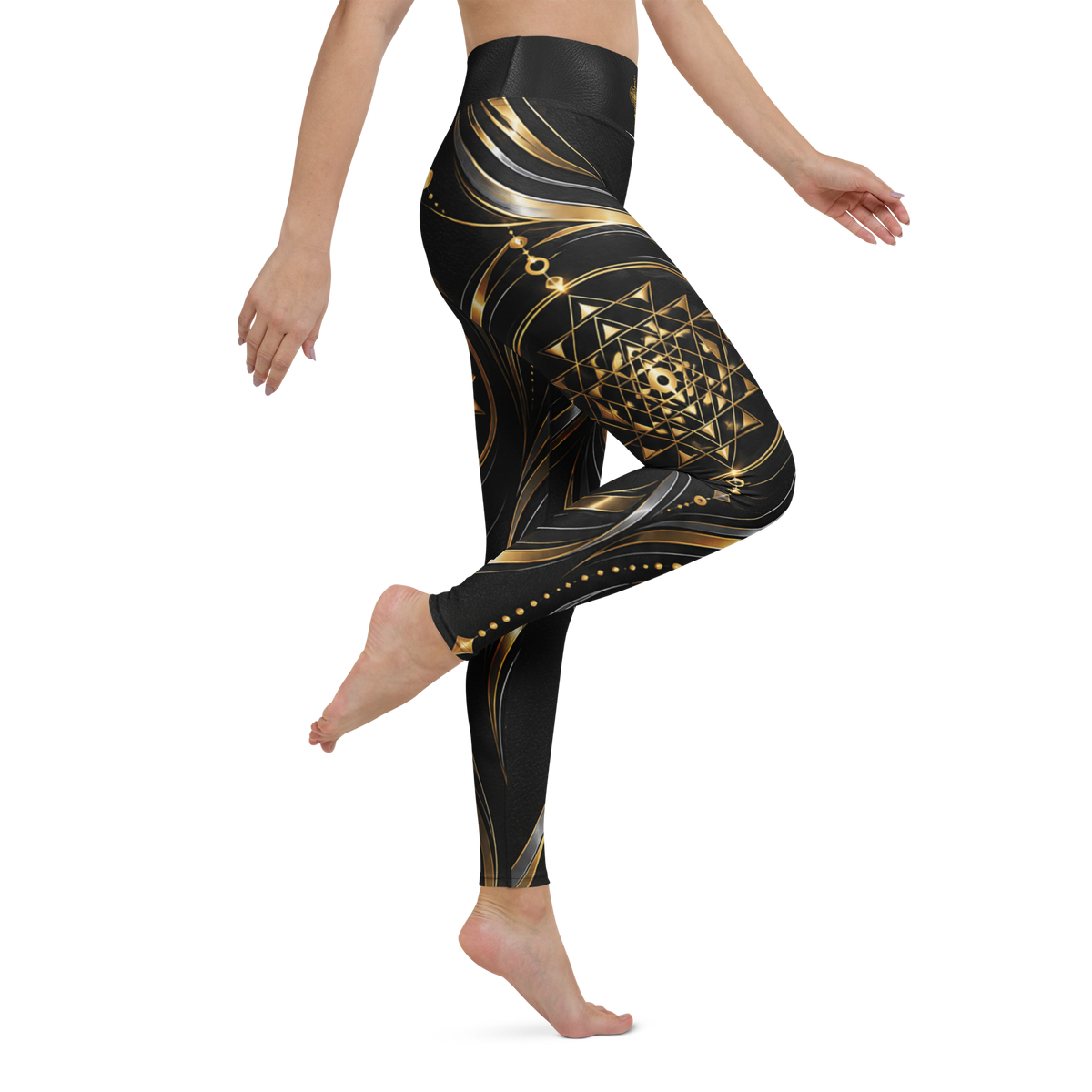 Sri Yantra Symbol Leggings