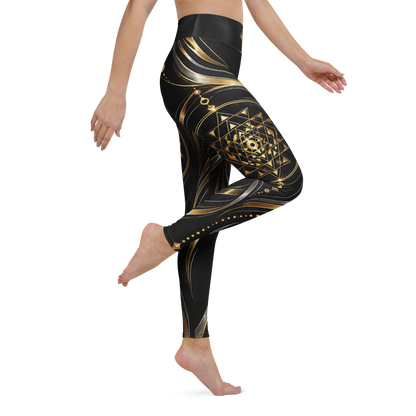 Sri Yantra Symbol Leggings