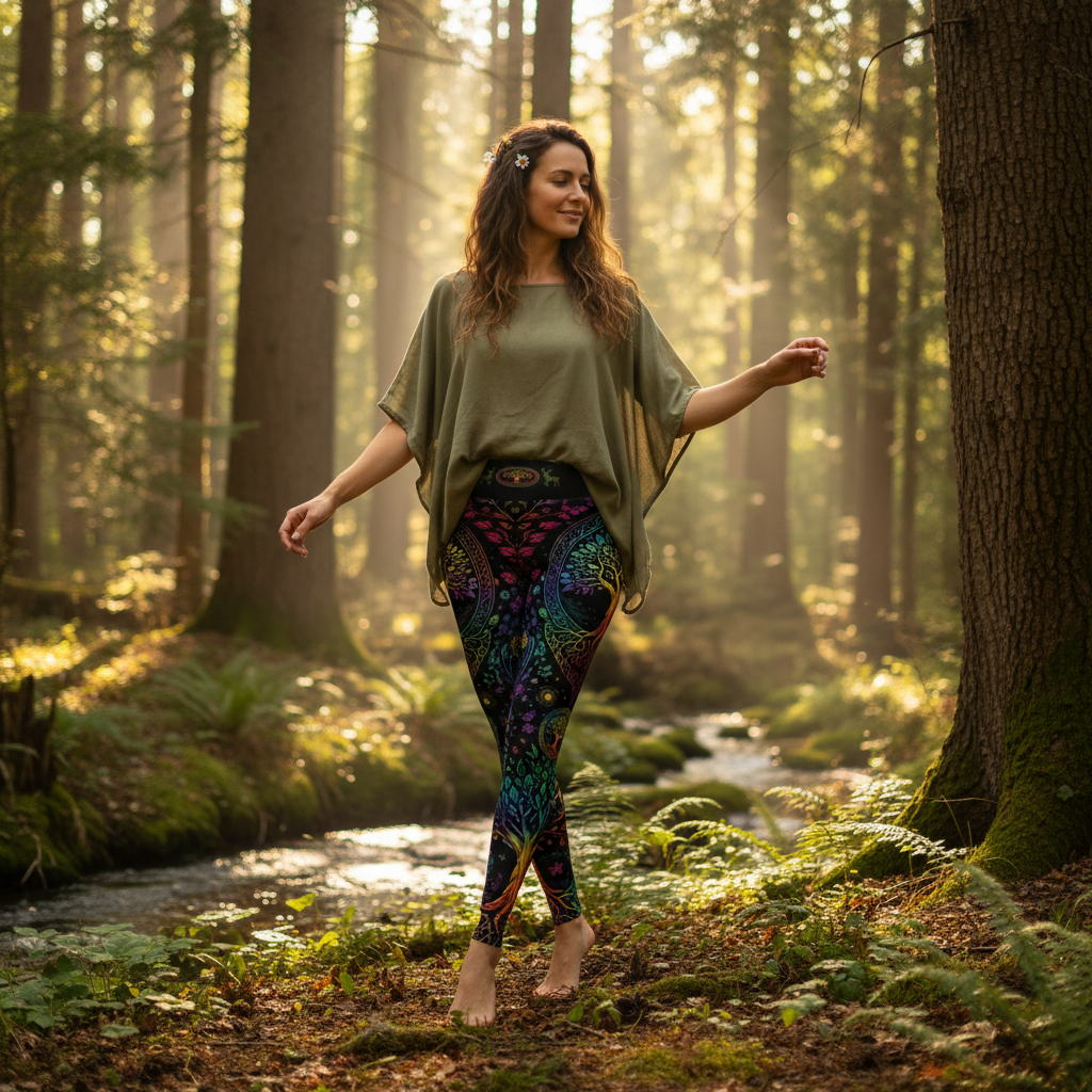 Tree of Life Yoga Leggings
