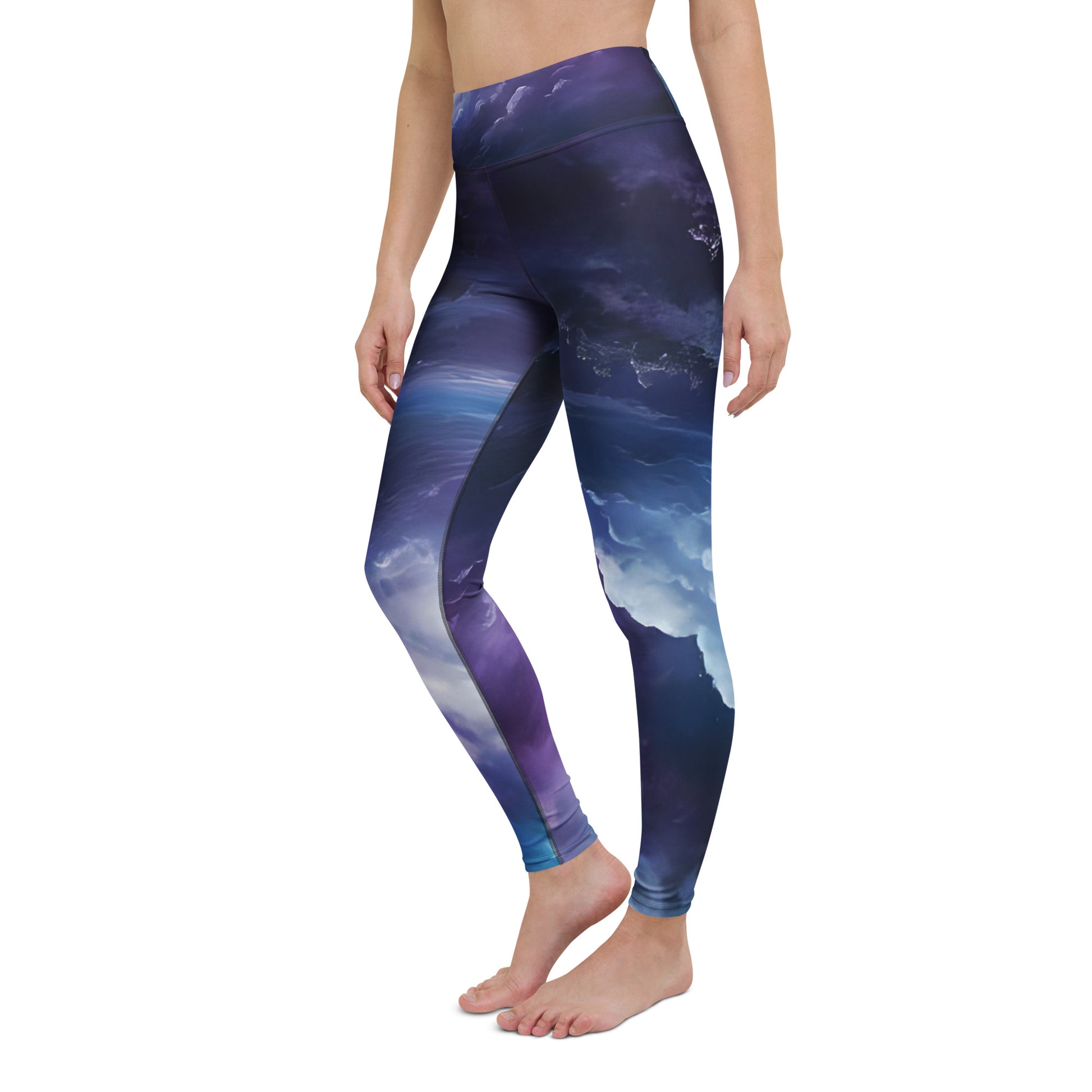 Yoga Leggings Etheric Moon Print