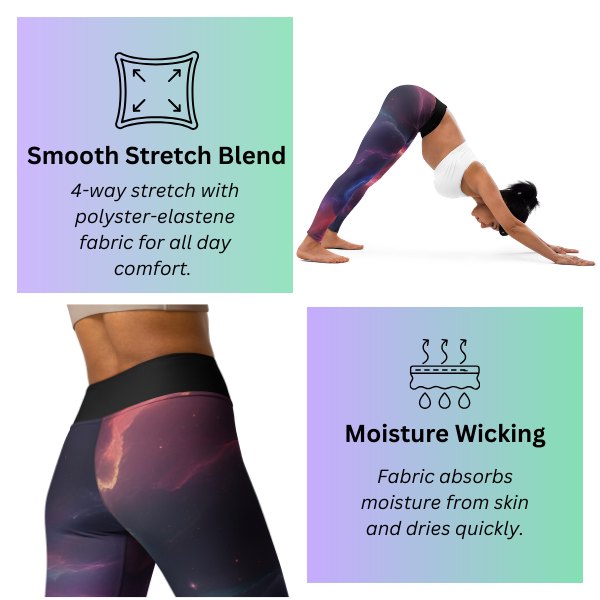 Yoga Leggings Etheric Pattern