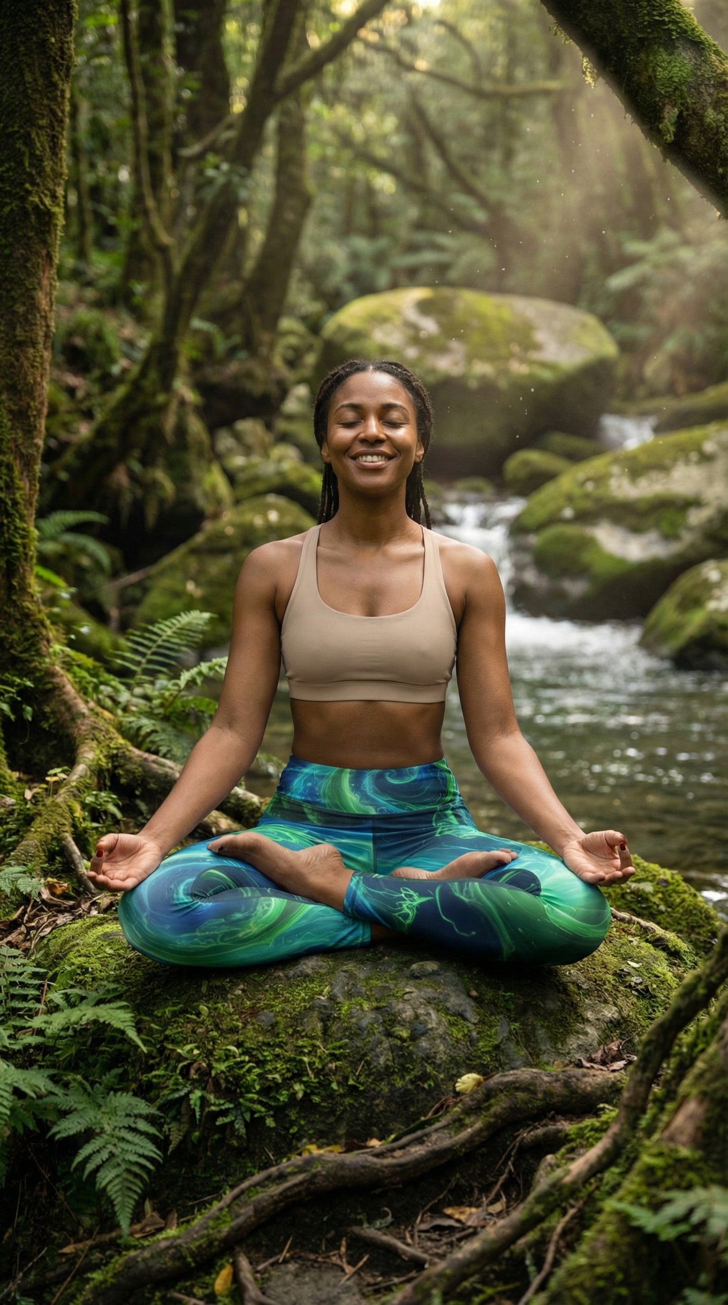 Yoga Leggings: Etheric Earth