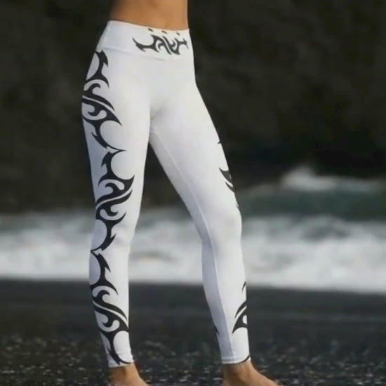 Spiral Tribal leggings