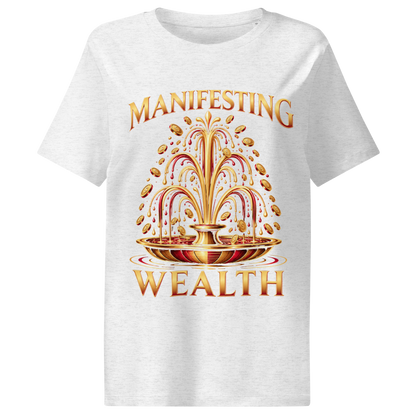 Manifesting Wealth Women’s Organic Ribbed Neck T-Shirt